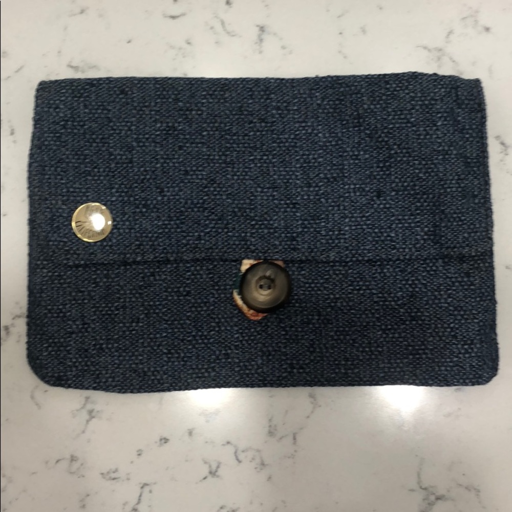 Nene California - blue canvas clutch